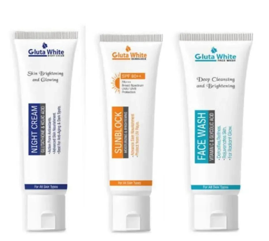 Gluta white skincare bundle