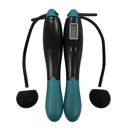 *Product Name*: Electronic Timing Jump Rope for Women Fitness Training
*Product Description*: Looking for a smart, stylish way to burn calories and track your fitness goals? This premium quality electronic jump rope is perfect for busy Pakistanis who want