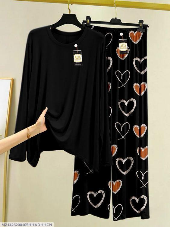 2 pc cotton night suit for women