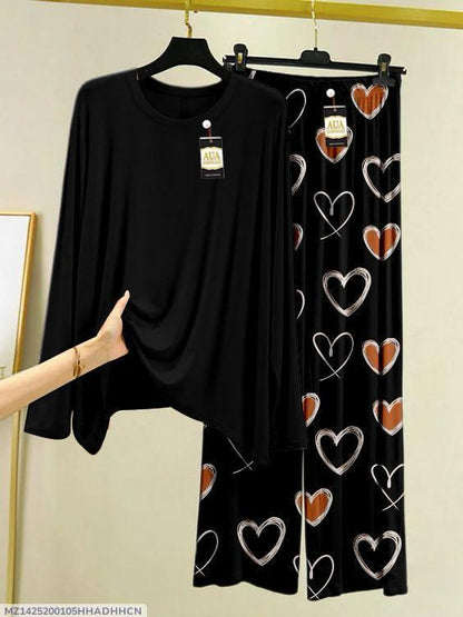 2 pc cotton night suit for women