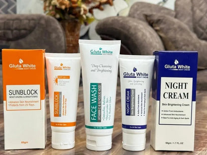 Gluta white skincare bundle