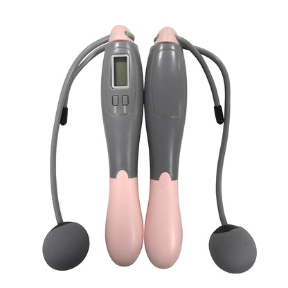 *Product Name*: Electronic Timing Jump Rope for Women Fitness Training
*Product Description*: Looking for a smart, stylish way to burn calories and track your fitness goals? This premium quality electronic jump rope is perfect for busy Pakistanis who want