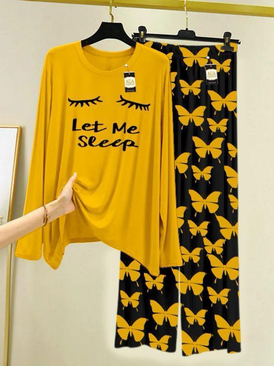 Night suit yellow heart