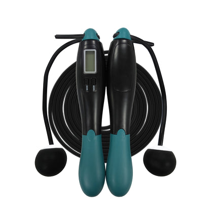 *Product Name*: Electronic Timing Jump Rope for Women Fitness Training
*Product Description*: Looking for a smart, stylish way to burn calories and track your fitness goals? This premium quality electronic jump rope is perfect for busy Pakistanis who want