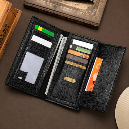 Luxury men log wallet