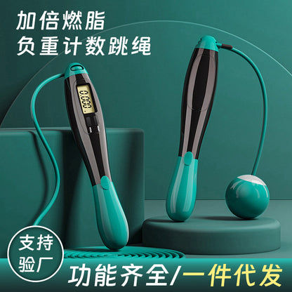 *Product Name*: Electronic Timing Jump Rope for Women Fitness Training
*Product Description*: Looking for a smart, stylish way to burn calories and track your fitness goals? This premium quality electronic jump rope is perfect for busy Pakistanis who want