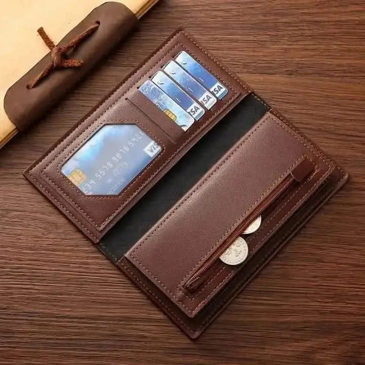 Luxury men log wallet