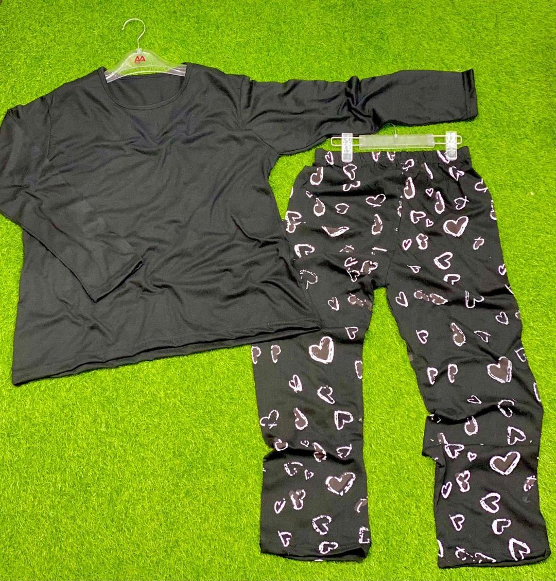 2 pc cotton night suit for women
