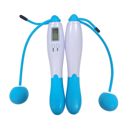 *Product Name*: Electronic Timing Jump Rope for Women Fitness Training
*Product Description*: Looking for a smart, stylish way to burn calories and track your fitness goals? This premium quality electronic jump rope is perfect for busy Pakistanis who want