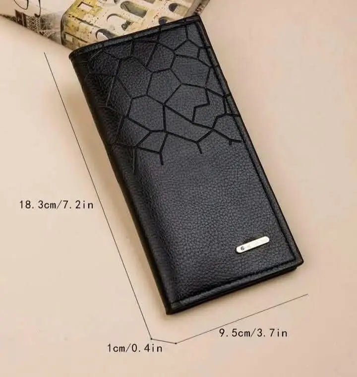 Luxury men log wallet
