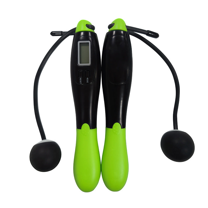 *Product Name*: Electronic Timing Jump Rope for Women Fitness Training
*Product Description*: Looking for a smart, stylish way to burn calories and track your fitness goals? This premium quality electronic jump rope is perfect for busy Pakistanis who want