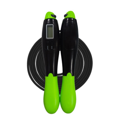 *Product Name*: Electronic Timing Jump Rope for Women Fitness Training
*Product Description*: Looking for a smart, stylish way to burn calories and track your fitness goals? This premium quality electronic jump rope is perfect for busy Pakistanis who want